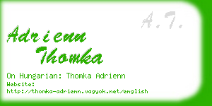 adrienn thomka business card